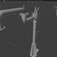 grue à eau type SEM 49 - modélisation dans Blender
