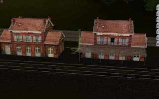 Gares 1 et 1b dans Trainz