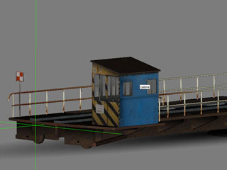 Pont tournant 24m - 36 voies - nouvelle cabine Pont tournant 24m - 36 voies - nouvelle cabine